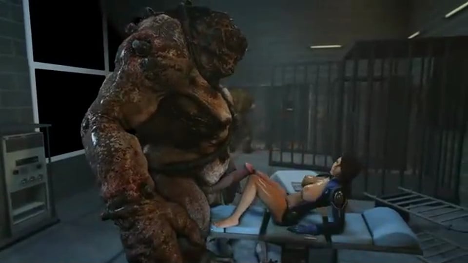 car 1909193 3D 恶霸巨兽摧毁兽交实验室的Ashley 和 Femshep